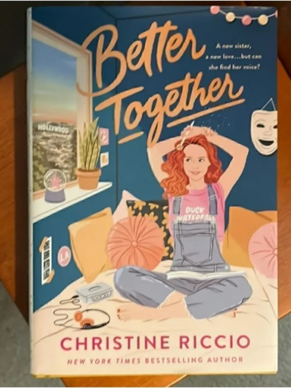 Better Together Illustrated Wall Art - Blue & Pink